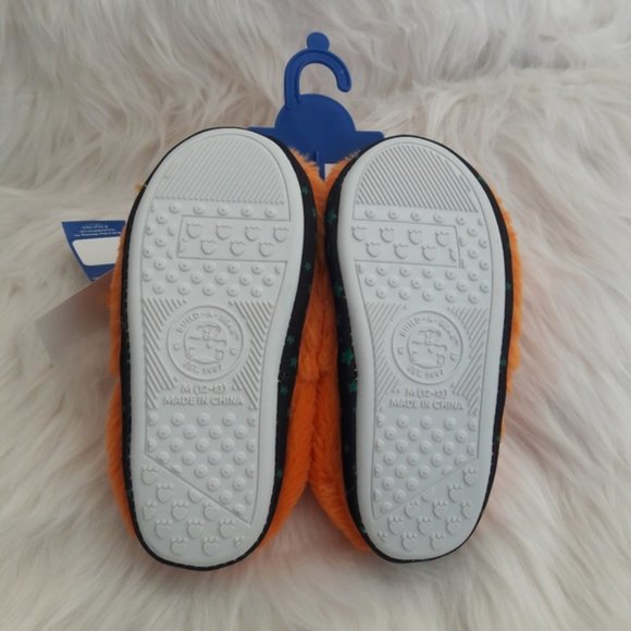 NWT! Build-A-Bear Character Slippers (Jack o' Lantern) - Picture 4 of 4
